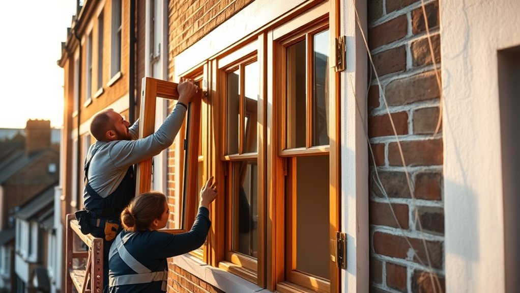Wooden Window Installation Colindale