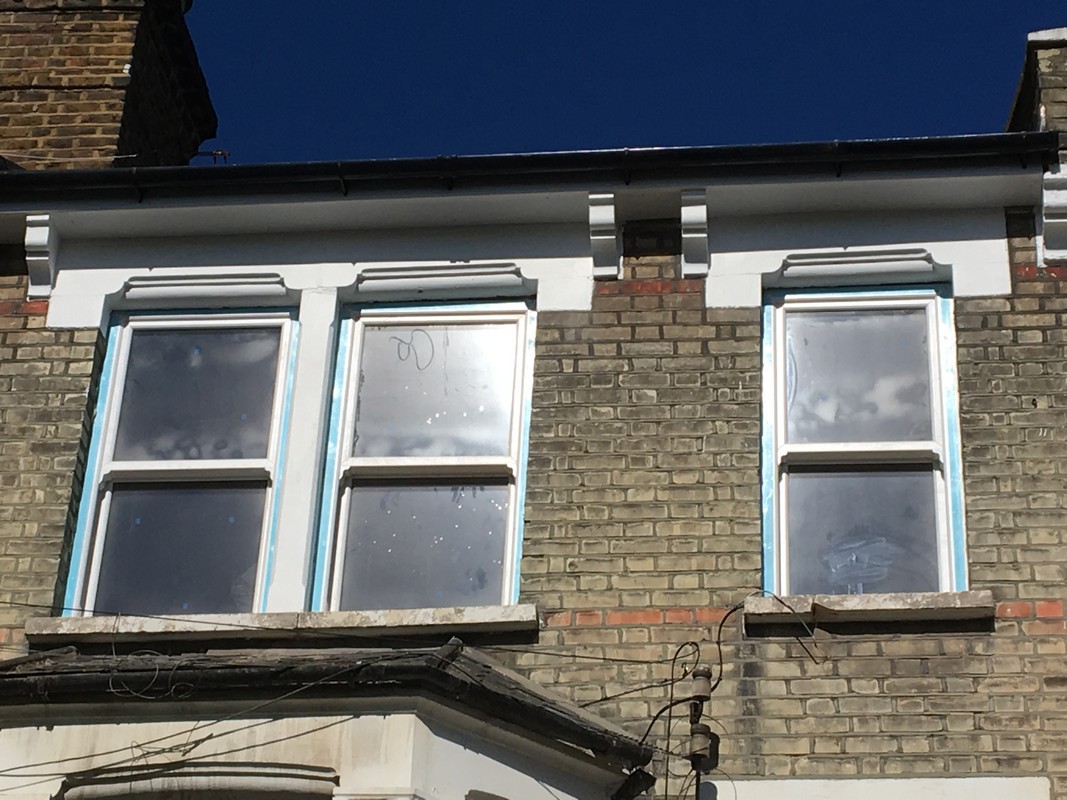New uPVC sash windows fitted on Victorian terrace in Colindale